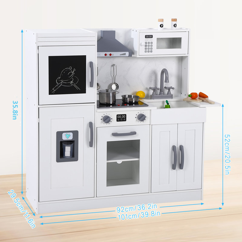 Kitchen set cooker hood top